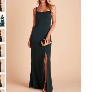 Birdy Grey Ash Bridesmaid Dress - Crepe Emerald